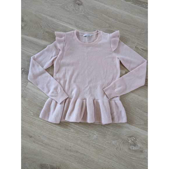 NEW Rebecca Minkoff Regina blush pink knit Sweater SM - Picture 7 of 10